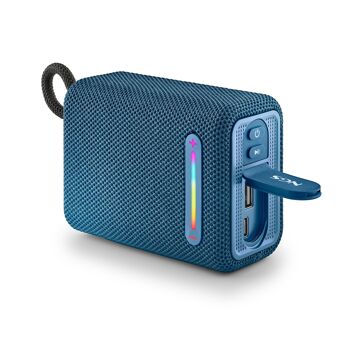 NGS ROLLER FURIA 1 BLEU : Enceinte sans fil résistante aux éclaboussures (IPX6) compatible avec 5.0 technologie Bluetooth.15W. SB/TF/AUX IN/RADIO-TWS. DIRIGÉ. Bleu. 3