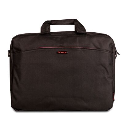 MONRAY ENTERPRISE: Executive case for laptop computers up to 15.6” with padded main compartment. Black Colour.