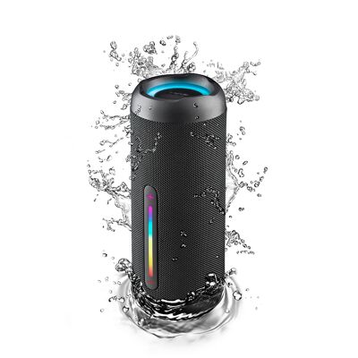 ROLLER FURIA 3 BLACK: Splash-resistant (IPX7)wireless speaker compatible with Bluetooth 5.3 technology. 60W. SB/TF/AUX IN/RADIO-TWS. Color Black.