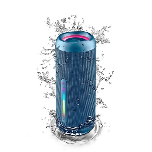 ROLLER FURIA 3 BLUE: Splash-resistant (IPX7)wireless speaker compatible with Bluetooth 5.3 technology. 60W. SB/TF/AUX IN/RADIO-TWS. Color Blue.