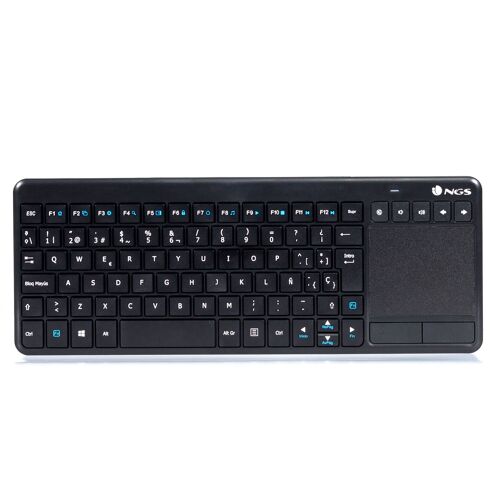 NGS WIRELESS KEYBOARD TV WARRIOR2.4 Ghz Wireless Touchpad Keyboard Multimedia keys