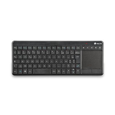 NGS WIRELESS F: CLAVIER TV WARRIOR2.Clavier tactile sans fil 4 Ghz avec 17 touches multimédia