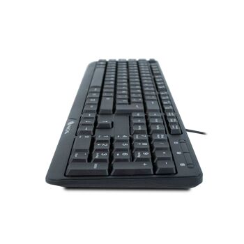 NGS FunkyV3 est un clavier filaire standard avec connexion USB. Il comprend 12 touches multimédia pour un accès facile et rapide. Couleur noire. 7