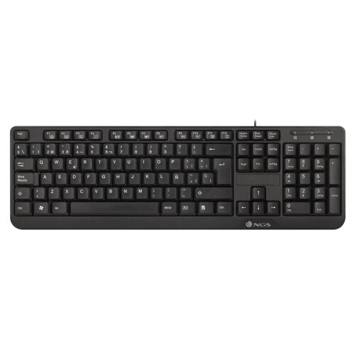 NGS FunkyV3 PORTUGUESE: is a standard wired keyboard with USB connection. I2 multimedia keys for an easy and fast access. Black Color.