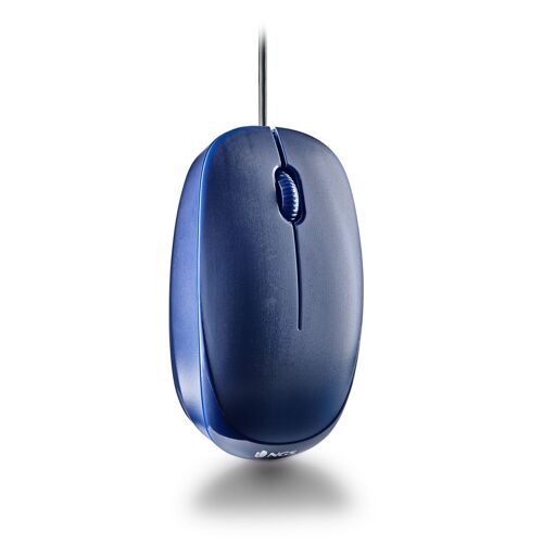 NGS WIRED MOUSE FLAME BLUEDESKTOP OPTICAL WIRED MOUSE 1000 DPI, SCROLL, REGULAR SIZE