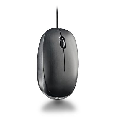 MOUSE CABLATO NGS FLAME BLACKMOUSE OTTICO DA DESKTOP CABLATO 1000 DPI, SCROLL, DIMENSIONI REGOLARI