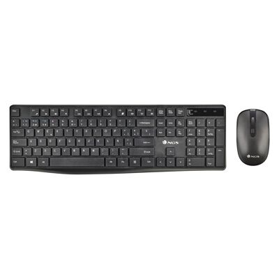 KIT NGS HYPE : ENSEMBLE CLAVIER + SOURIS MULTIMODE SANS FIL. Prend en charge 3 appareils en même temps. 12 touches multimédia. DPI : 800/1200/1600. Ambidextre.