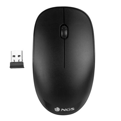 MOUSE SENZA FILI NGS FOG2.RICEVITORE NANO MOUSE OTTICO WIRELESS DA 4 GhZ - 1000 DPI