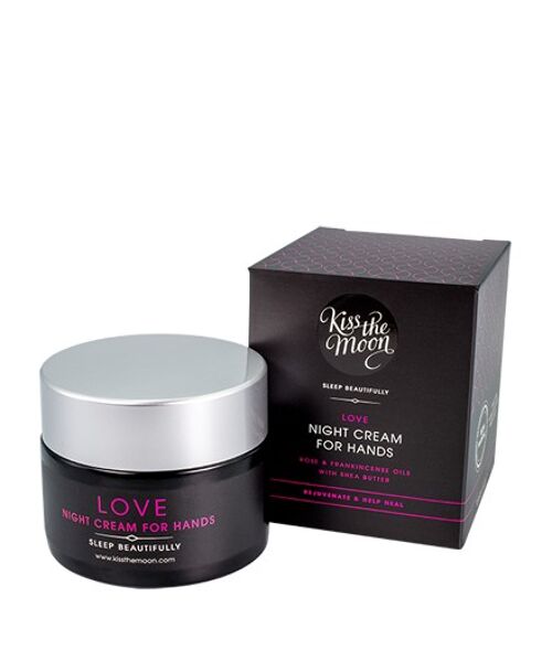 LOVE NIGHT CREAM FOR HANDS Rejuvenate & heal overnight with Rose & Frankincense