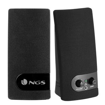 NGS MULTIMÉDIA 2.0 HAUT-PARLEUR SB1502.0-RMS : 4 W (2 W + 2 W)-sortie audio USB interrupteur marche/arrêt-volume 2