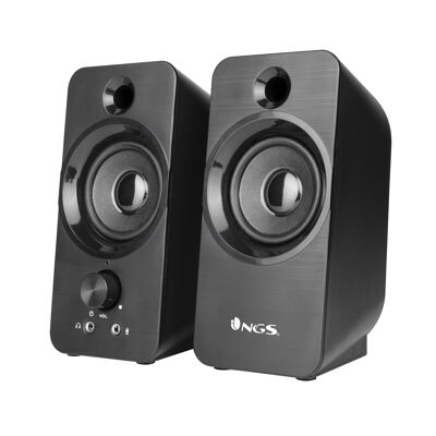 NGS SB350: 2.0 PC SPEAKER- USB POWERED- OUTPUT POWER 12W. BLACK COLOR