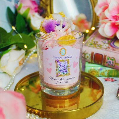 Gourmet candle - Happy Mother's Day I love you sweet baby scent