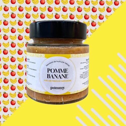 Compotée pomme, banane, cardamome