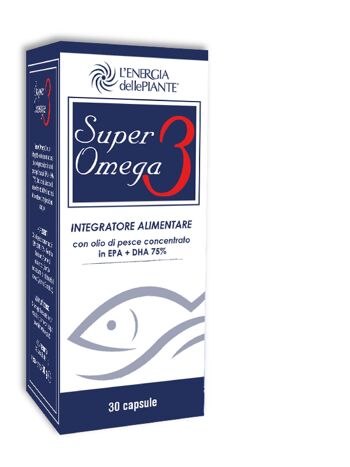 Super Omega 3 - 30 Capsules d'Omega 3 1000 mg - Suppléments de cholestérol - Huile de poisson Omega 3 Capsules Triglycérides