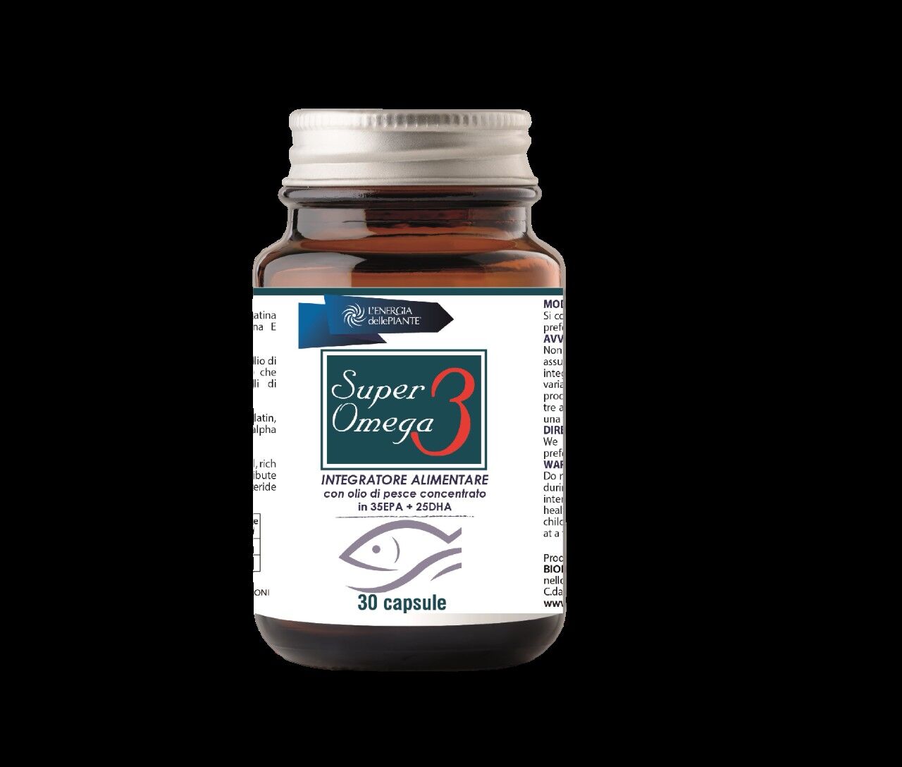 Super Omega 3 - 30 Cápsulas de Omega 3 1000 mg - Suplementos de colesterol - Aceite de pescado Omega 3 Cápsulas Triglicéridos