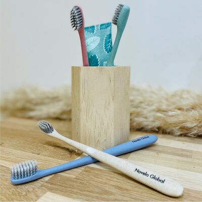 Wheat and bamboo ecological toothbrush set of 20
