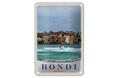 Blechschild Reise 12x18cm Bond Australia Surfen Meer Wellen Schild