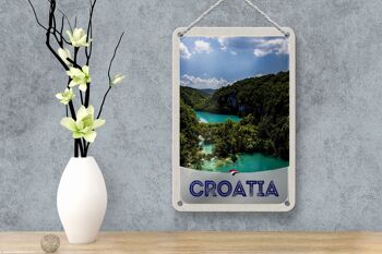 Panneau de voyage en étain, 12x18cm, croatie, mer, Nature, vacances, montagnes 4