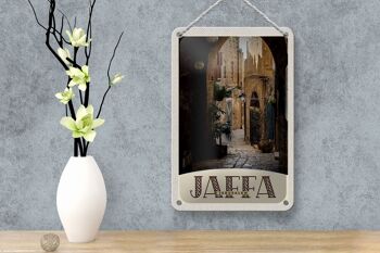 Panneau de voyage en étain, 12x18cm, Jaffa, Jérusalem, israël, panneau de chemin de la ville 4