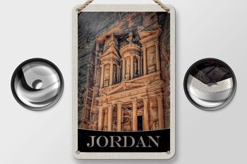 Panneau de voyage en étain 12x18cm, décoration d'architecture médiévale de jordanie 2