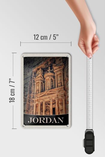 Panneau de voyage en étain 12x18cm, décoration d'architecture médiévale de jordanie 5
