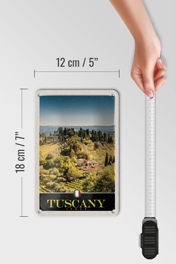 Panneau de voyage Toscane Italie Finca Vineyards, 12x18cm 5