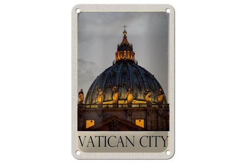 Blechschild Reise 12x18cm Vatikan Architektur Kirche Urlaub Schild
