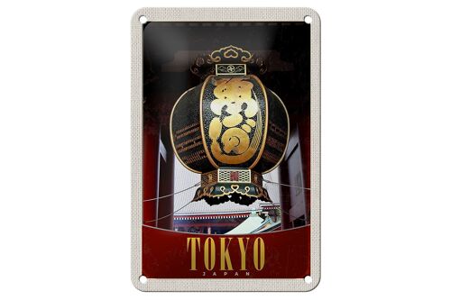 Blechschild Reise 12x18cm Tokio Japan Asien Tradition Urlaub Schild