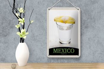 Plaque en tôle 12x18cm Mexique Tequila Citron Amérique Latine 4
