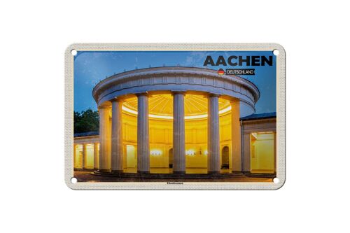 Blechschild Städte Aachen Deutschland Elisenbrunnen 18x12cm Schild