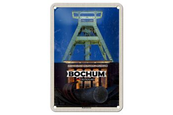 Panneau en étain pour villes, musée minier de Bochum, allemagne, 12x18cm 1
