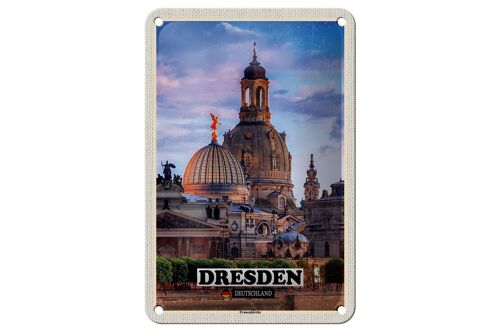 Blechschild Städte Dresden Deutschland Frauenkirche 12x18cm Schild