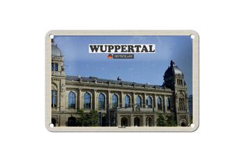 Panneau en étain pour villes de Wuppertal, allemagne, hôtel de ville, 18x12cm 1