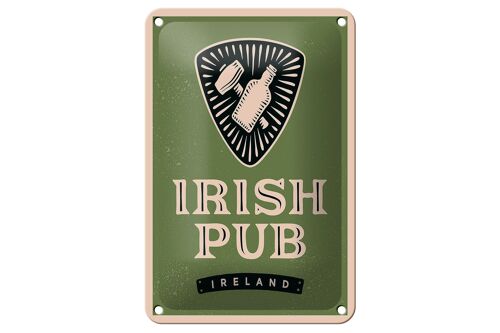 Blechschild Spruch Ireland Irish pub Alkohol 12x18cm Geschenk Schild