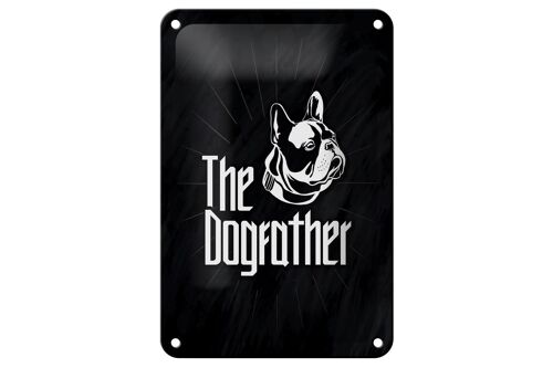 Blechschild Tiere Hund Dog The Dogfather 12x18cm Geschenk Schild