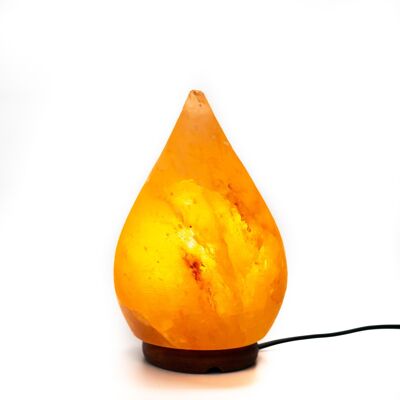 Lampada di sale artigianale dell'Himalaya