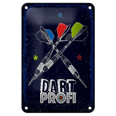 Cartel de chapa dardos deportivos dardos profesionales 12x18cm cartel de regalo