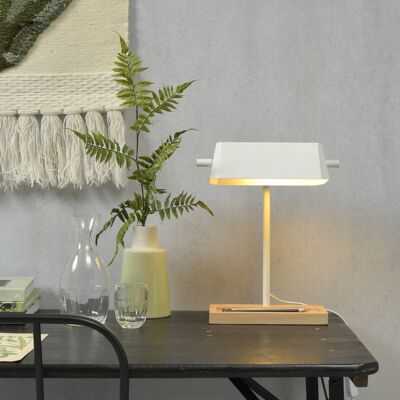 Lampe de table CAMBRIDGE blanc