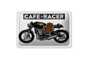 Panneau en étain pour moto, café Racer, 18x12cm, cadeau 1