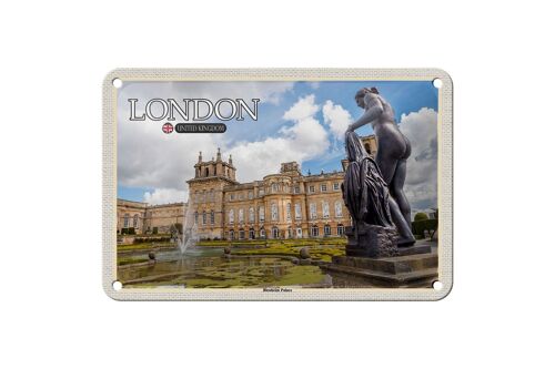 Blechschild Städte London England Blenheim Palace 18x12cm Dekoration
