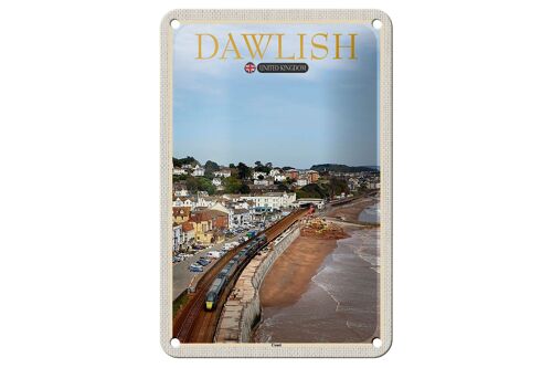 Blechschild Städte Dawlish United Kingdom England 12x18cm Schild