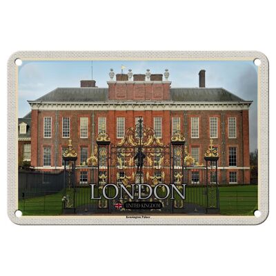 Panneau en étain pour villes, londres, angleterre, Kensington Palace, 18x12cm