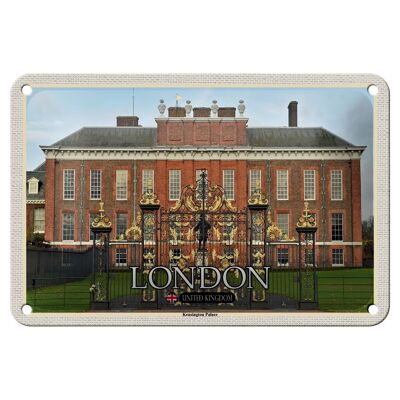 Blechschild Städte London England Kensington Palace 18x12cm Schild