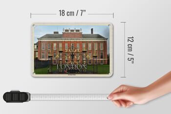 Panneau en étain pour villes, londres, angleterre, Kensington Palace, 18x12cm 5