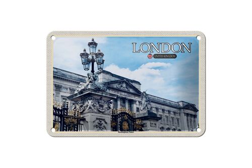 Blechschild Städte London England Buckingham Palace 18x12cm Schild