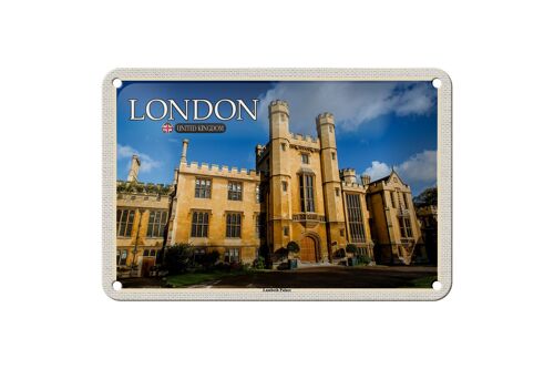 Blechschild Städte London England UK Lambeth Palace 18x12cm Schild