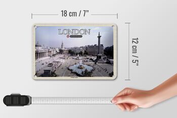 Panneau en étain pour villes, Trafalgar Square, londres, royaume-uni, décoration, 18x12cm 5