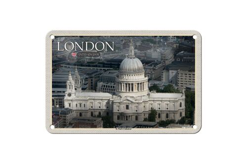 Blechschild Städte St. Paul´s Cathedral London UK 18x12cm Schild
