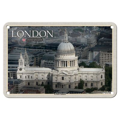 Blechschild Städte St. Paul´s Cathedral London UK 18x12cm Schild