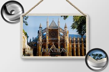 Panneau en étain pour villes, abbaye de Westminster, londres, royaume-uni, décoration, 18x12cm 2
